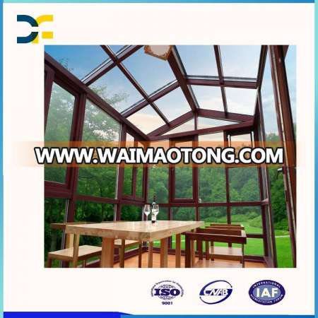 Double Glazed Wooden Frame Garden Aluminum Sunroom