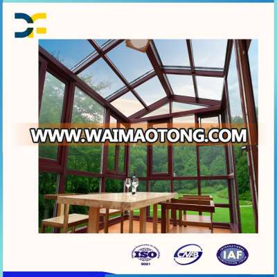 Double Glazed Wooden Frame Garden Aluminum Sunroom