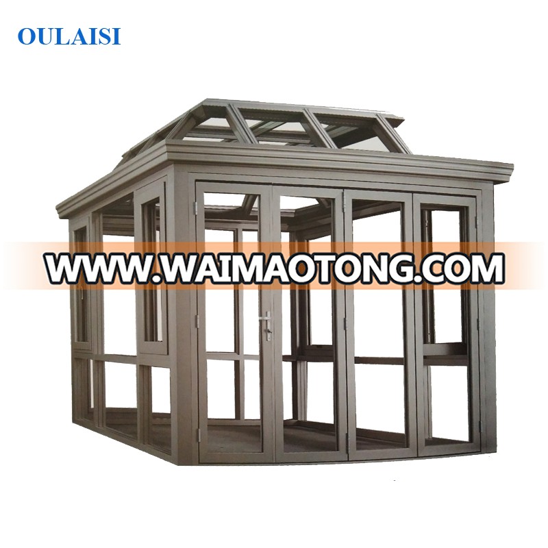 OULAISI all kinds customized aluminium frame glass sunroom