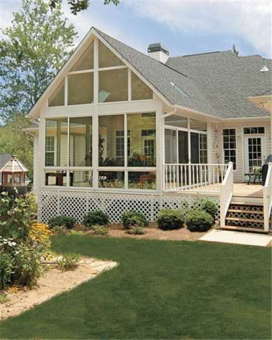 Most Beutiful European Style Sunrooms & Glass Houses, Full Divided Grille Design Wood Aluminum Garden House