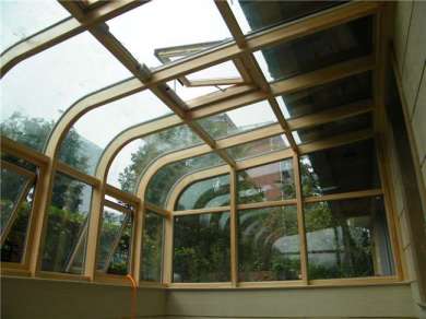 East Standard Made in China Aluminum Frame Small Winter Glass Sunroom, Warm and Beautiful Garden House